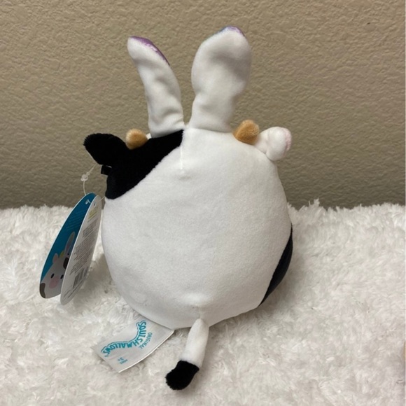 Connor The Cow with Bunny Ears Squishmallows - Picture 2 of 3